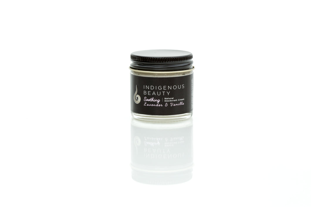 Natural Deodorant Cream, Soothing Lavender & Vanilla, 30ml